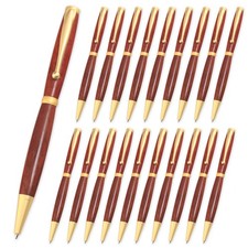 Fancy Pen Kit, Satin Gold Finish, 20 Pack, Legacy Woodturning