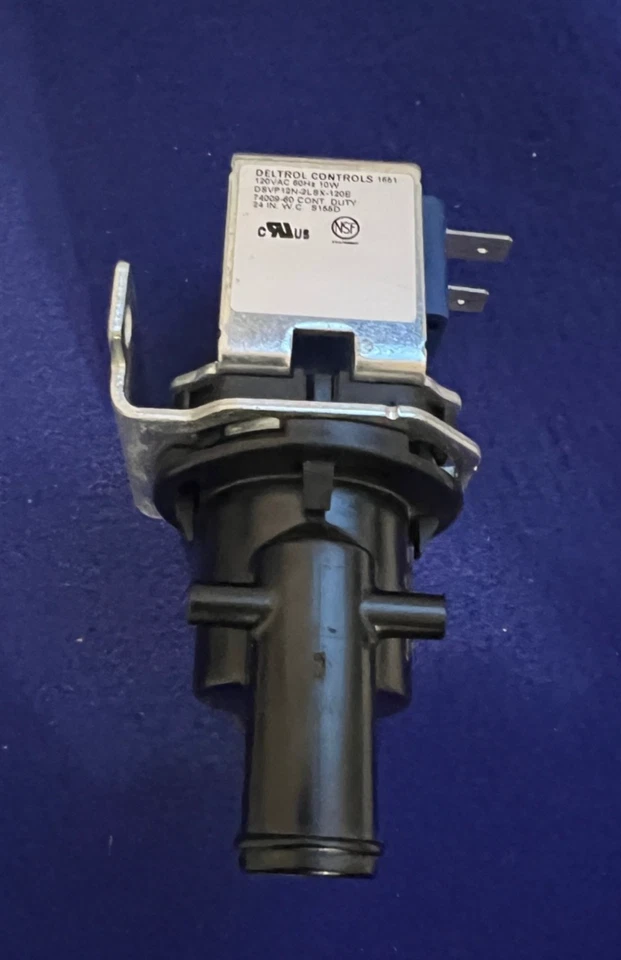DELTROL CONTROLS DSVP12N-2LSX-120M Ice Machine Solenoid Water Valve 120VAC - Image 2 of 4