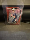 2024 Panini Prizm - Rookies Drake Maye #329 Red Sparkle Prizm (RC)