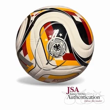Thomas Müller Signed Autographed Germany Logo Deutscher Soccer Ball ~ JSA COA