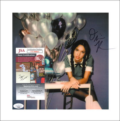 Olivia Rodrigo Signed Autograph 12x12 Guts Album LP Vinyl Record