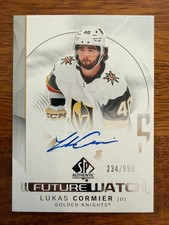 2024-25 SP Authentic Lukas Cormier Future Watch Auto FWA /999