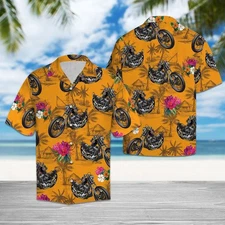 Motor Tropical Flowers Hawaiian Shirt Unisex Adult Hw6339