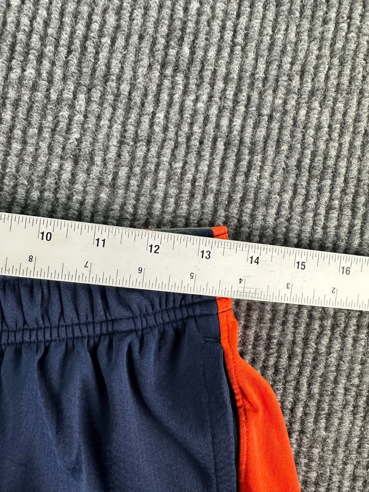 Шорты мужские Syracuse оранжевые маленькие синие Nike Dri-FIT сетчатые спортивные с логотипом NCAA - Изображение 2 из 4