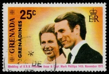 GRENADA-GRENADINES 1 - Princess Anne Royal Wedding (pc30088)