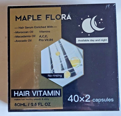 Maple Flora Hair Treatment Serum 40 X 2 Capsules Day & Night Treatment