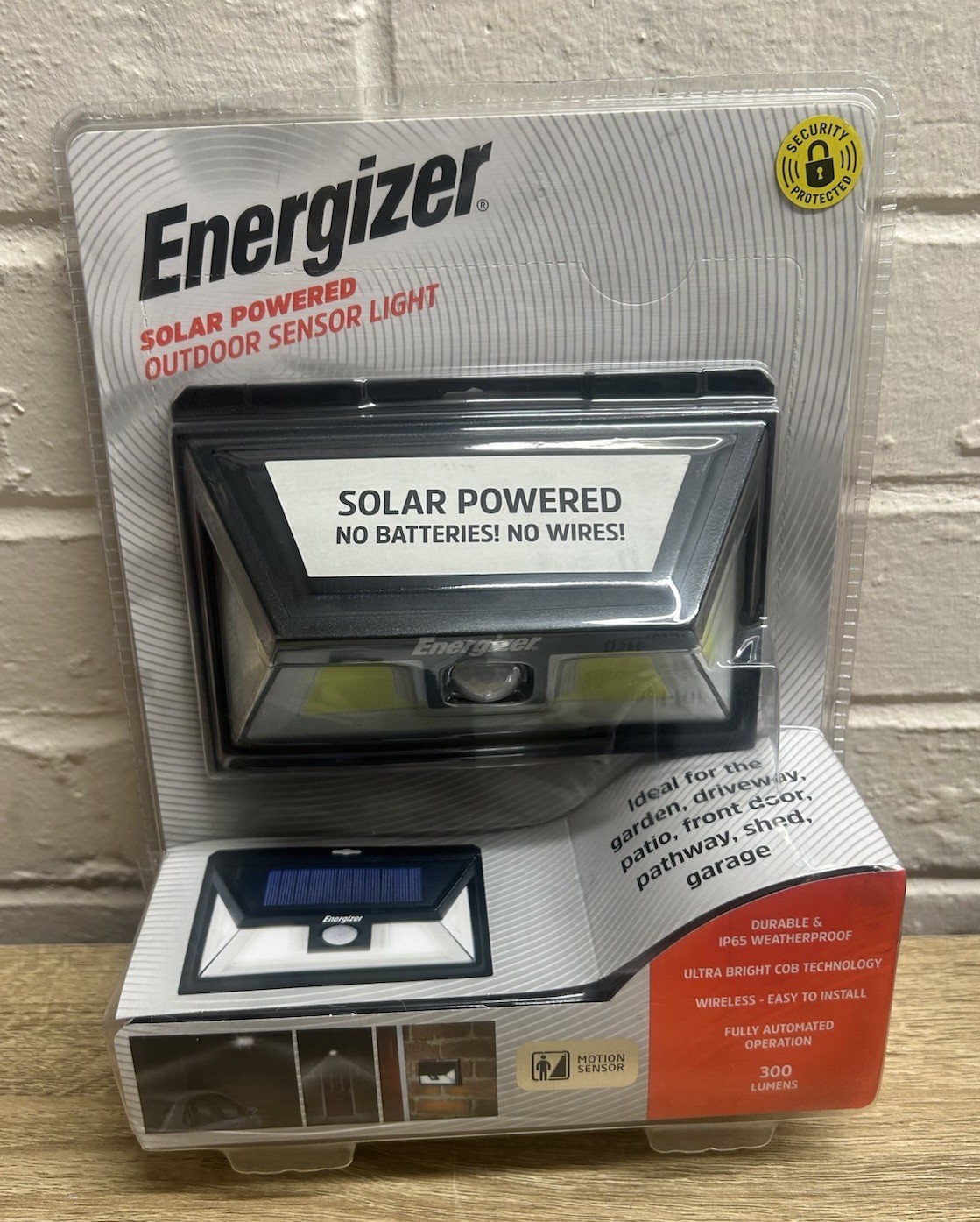 Energizer Motion Activated Solar Powered LED Security Light