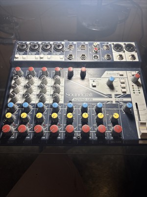 Soundcraft NOTEPAD-12FX 12-Channel Analog Mixer with USB I/O and Lexicon Effects