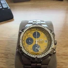 Vintage Seiko 42mm Chronograph Men's Watch Stainless Steel 7T32-6K19