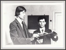 Conductor Music school Couple Handsome young man tall boy teen Nice hair photo