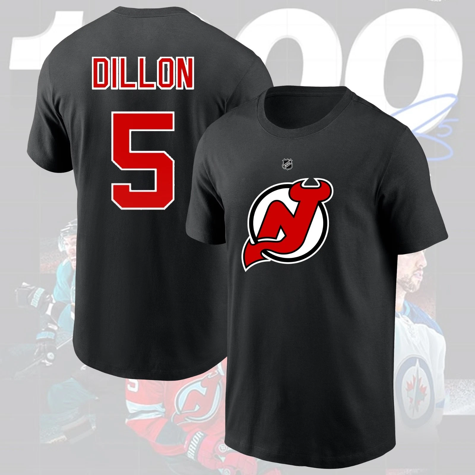 Brenden Dillon #5 New Jersey 2025 Player Name & Number for Fans