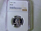 1957 Washington Quarter NGC PF 67 Silver Proof Philadelphia 25C