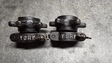 Vintage Pair YORK BARBELL Olympic Spinlock Collars 2"