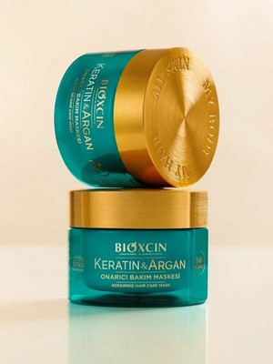 Bioxcin Keratin & Argan Oil Hair Mask 225ml   Restores & Strengthens