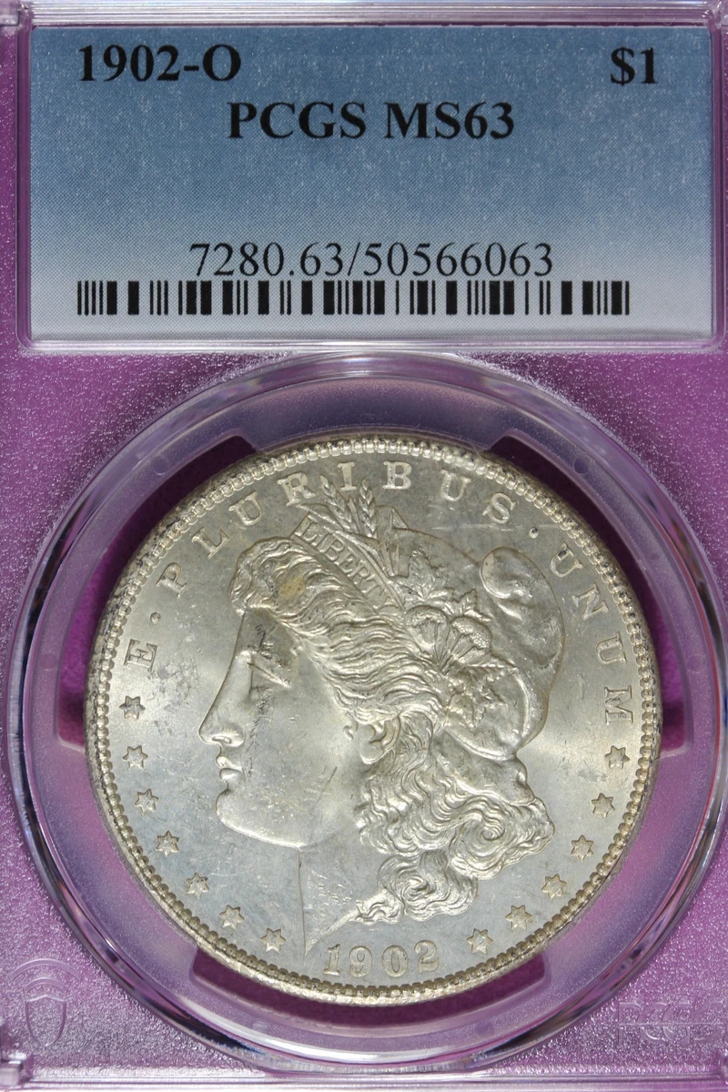 MS 63 Graded 1902 Year Morgan US Dollars (1878-1921) for sale | eBay