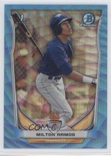 2014 Bowman Draft Chrome Blue Wave Refractor Milton Ramos #CDP84 0o9