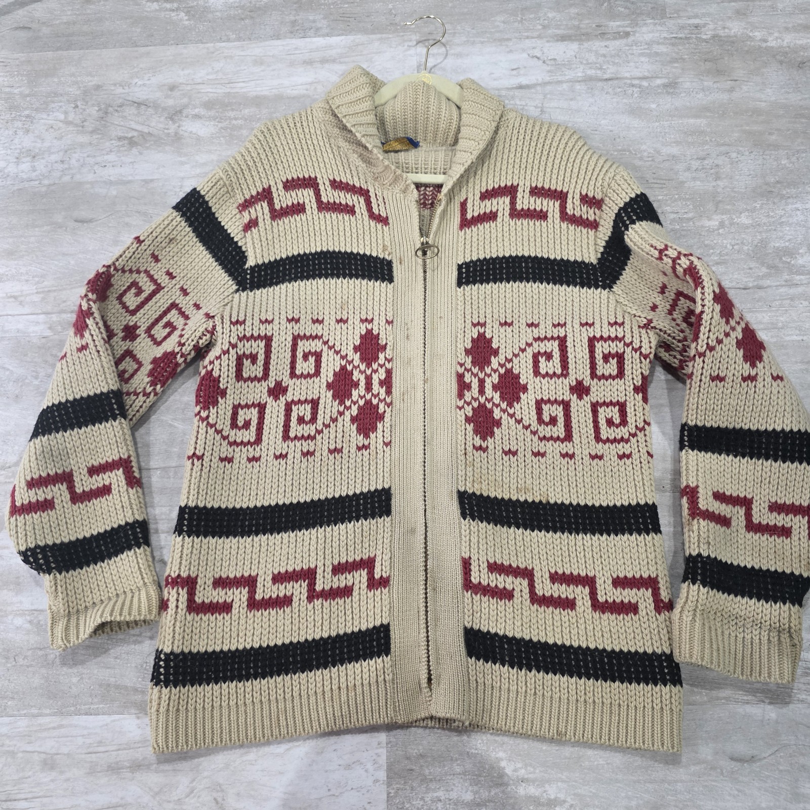 Vintage Pendleton Westerly Zip Front Cardigan Leb… - image 13