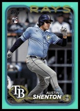 2024 Topps Update #US275 Austin Shenton Aqua