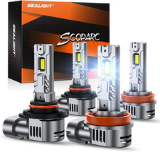 9005/HB3 H11/H8/H9 Bulb 8X Brightness 80000LM Wireless, HB3 H9 Lights with Cooli