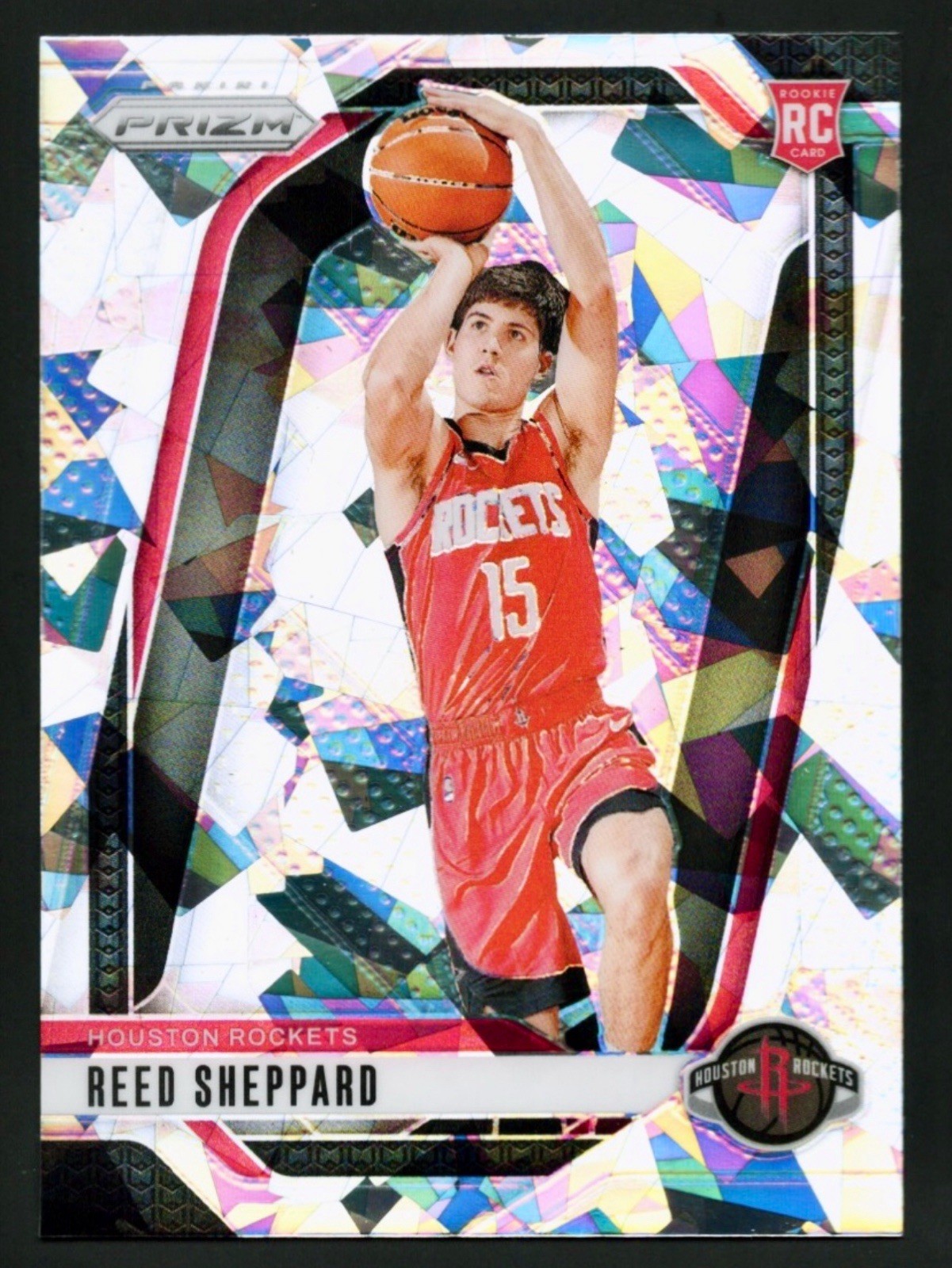 2024-25 Panini Prizm #268 Reed Sheppard Ice Prizm Rookie RC