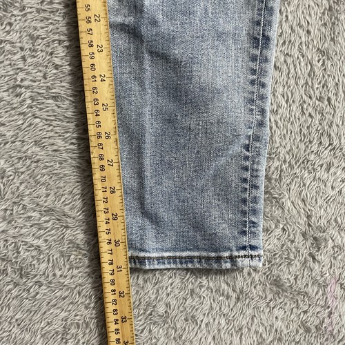 American Eagle Jeans Mens Size 28x32 Slim Straight Light Wash Stretch Blue Denim - Bild 8 von 9