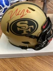 Nick Bosa Autographed Rave Mini Helmet With Nike Visor Beckett Authenticated