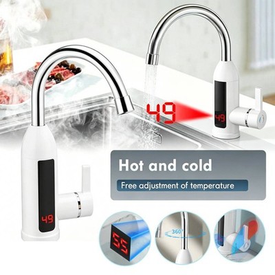 110V Tankless Electric 360° Rotating Water Heating Faucet for Home v1