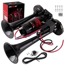 Loud Air Horn for Car/Truck with All-in-One 12V Air Compressor  150dB Train ...