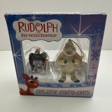 Enesco Rudolph and the Island of Misfits Toys Christmas Ornaments