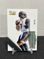 2022 Chase Garbers Wild Card Foil /125 10 Points