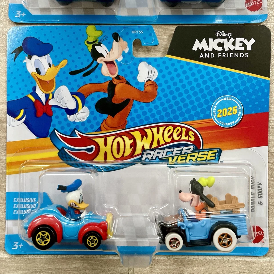 Hot Wheels Racer Verse Red Hulk & Captain America + Donald Duck & Goofy 2025 - Image 3 of 4