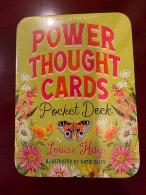 New Sealed Power Thought Cards Pocket Deck 64 Card Affirmation Deck Louise Hay