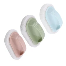 Scrub Brush PP Fiber Deep Cleaning Scrubbing Pad with Handle for Shower Tile