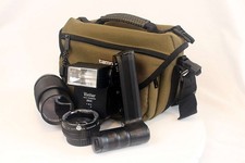 Pentax ME / ME Super Accessory Kit  ME Winder, Lens, Flash  2X Extender Tested