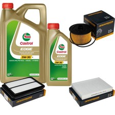 Inspektionspaket Castrol EDGE 5W-30 M Engine 6L f&uuml;r Nissan Qashqai II 1.3 DiG-T