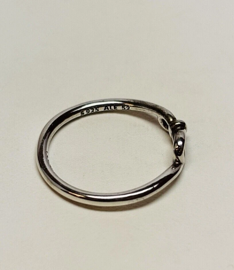 Pandora Sterling 925 Silver Infinity Symbol Ring Size 6 198898C00 - Image 3 of 4