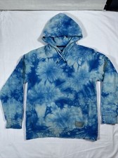 Primitive Skateboarding Dragon Ball Z Blue Tie Dye Hoodie Super Soft Size Small
