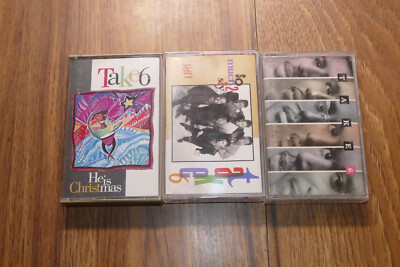 Lot of 3 Take 6 Cassettes - He Is Christmas, So Much To Say - Test Played