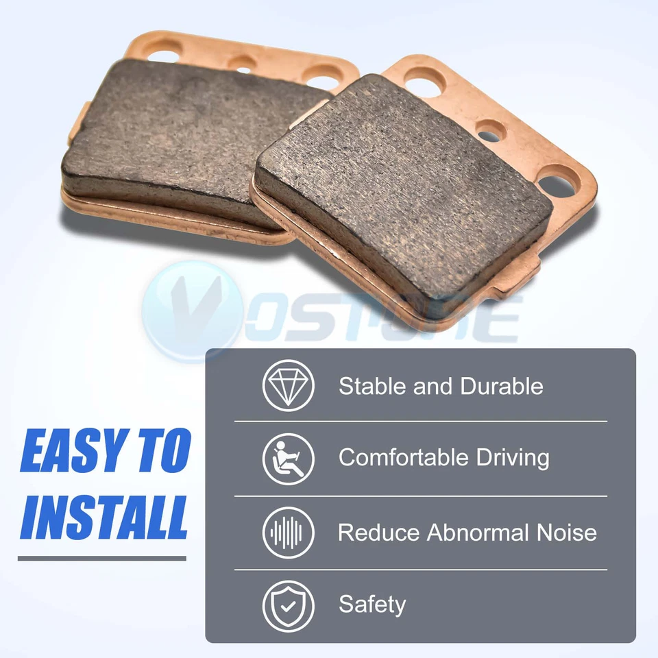 Front Rear Sintered Brake Pads Fit Honda CR 80 R/RB Expert CR 85 R/RB Motorcycle - Image 4 of 4
