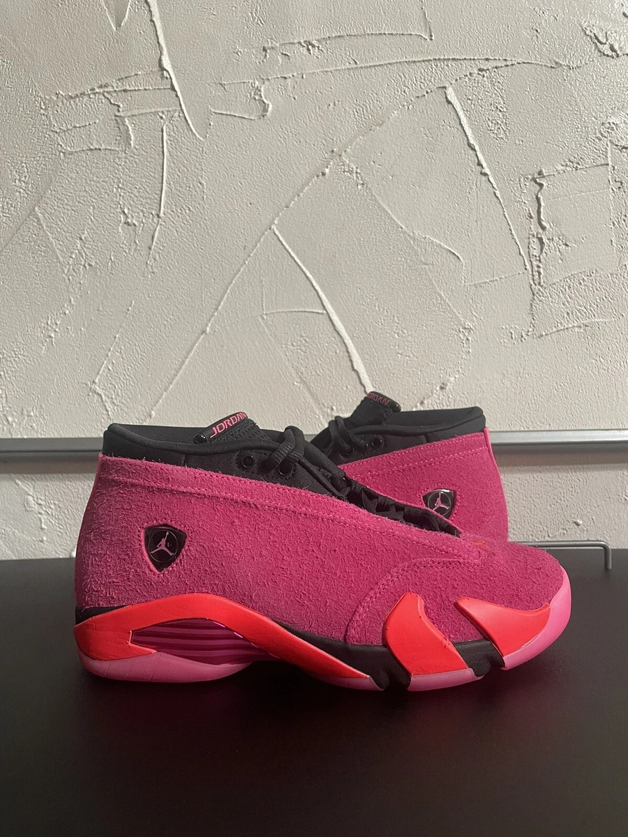 Air Jordan 14 Retro Low Shocking Pink DH4121-600 Size 7.5 Women’s