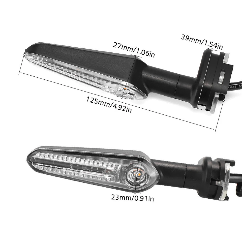Lámpara indicadora de luz de señal de giro LED para YAMAHA YZF R15 R25 R3 R6S R6 R1 R7 Foto 4 de 4
