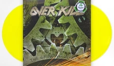 OVERKILL THE GRINDING WHEEL 2x LP *RARE* YELLOW VINYL EU 1st PRESS 2017 LTD New