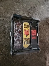 World Industries Tech Deck Full Art Boards ! Vintage ! Rare ! With Display Rack!