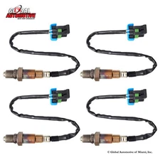 Set of 4 Bosch Oxygen O2 Sensor for 2009-2017 Buick Chevy Cadillac GMC Saturn