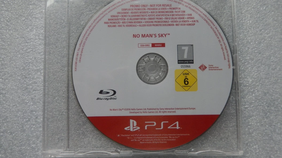 No Man s Sky PS4 PROMO Game Rare Sony PlayStation 4 No Man s Sky Promotional