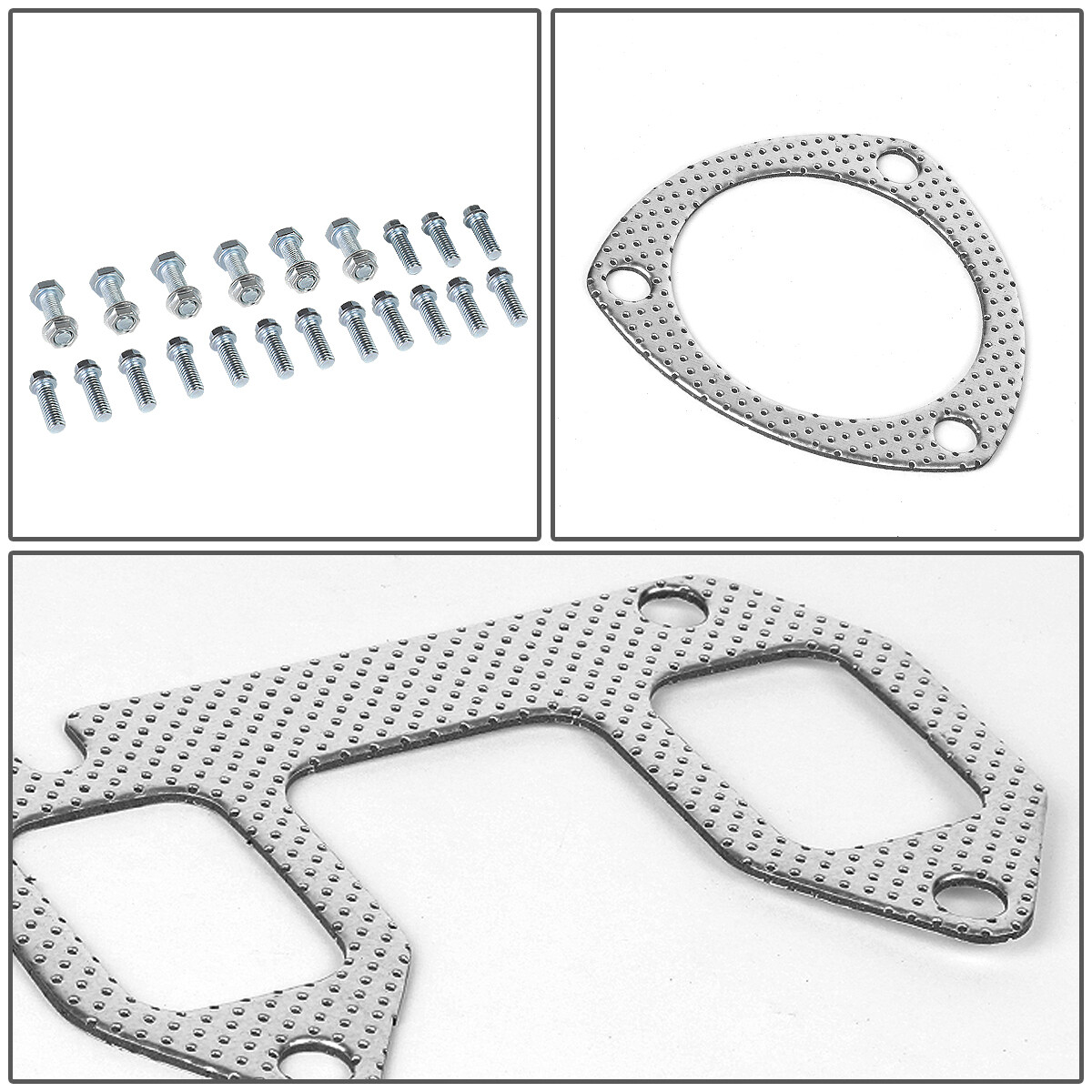 FOR 5767 FORD BIG BLOCK BBC EXHAUST MANIFOLD HEADER GASKET 60 61 62 63