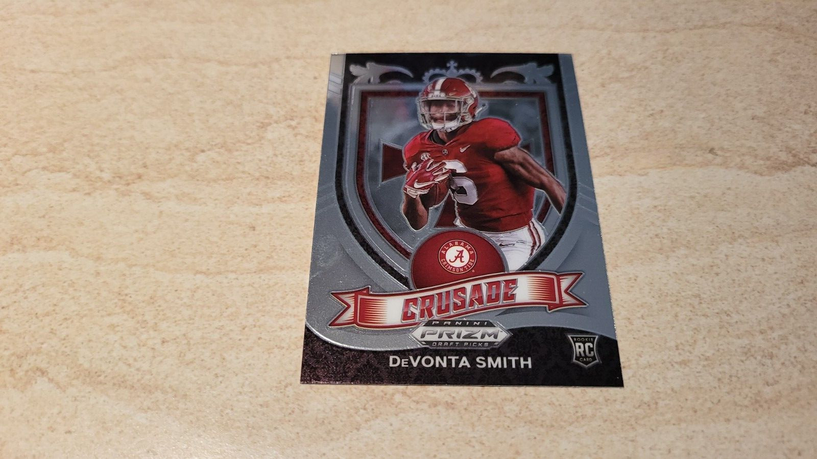 2021 Prizm Draft Picks DeVonta Smith Crusade RC Eagles