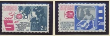 Monaco Stamps Scott #1438 To 1439, Mint Never Hinged