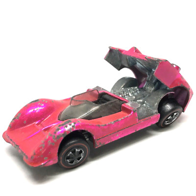 Hot Wheels Redline Chaparral 2G 1968/1969 Hot Pink - Made In United States