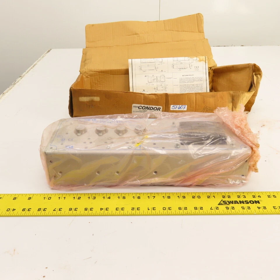 Condor HE12-10.2-A+ 12V DC 10.2A Power Supply 100-240VAC Input 50/60HZ NEW - Image 3 of 4